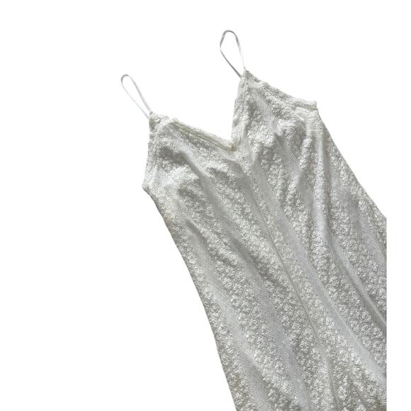 MUCHE ET MUCHETTE WHITE LACE JUMPSUIT SIZE MEDIUM - Picture 2 of 6